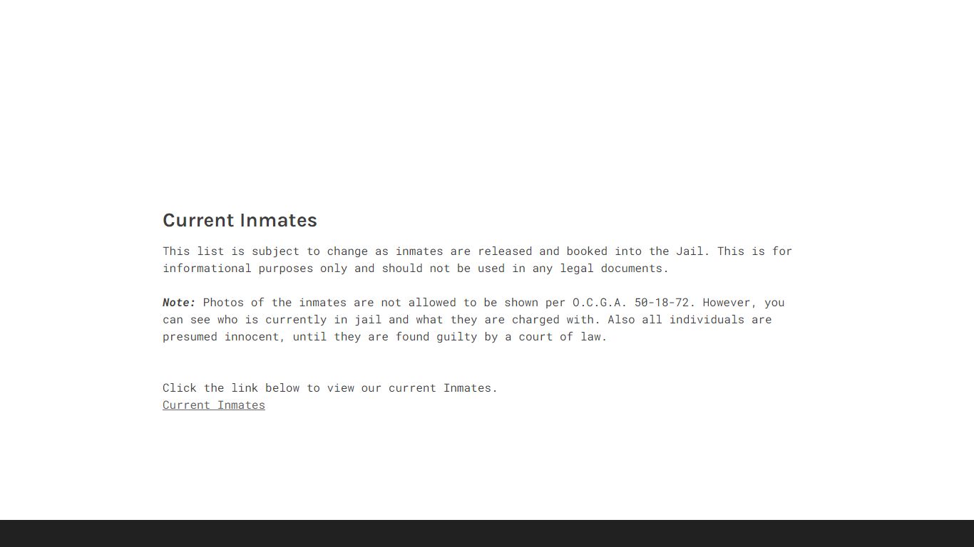 Inmates - UNION COUNTY SHERIFF'S OFFICE